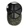 Leopard Print Stitching Baseball Cap Unisex Vintage Embroidered Peaked Cap Outdoor Couple Sun Hat