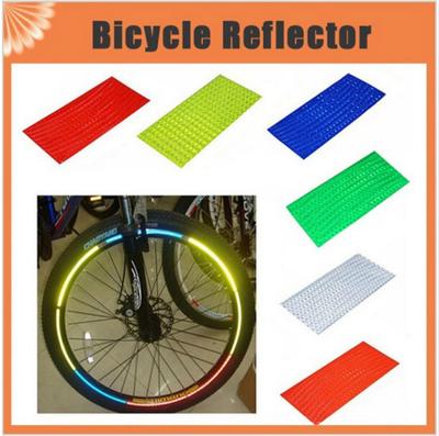 12 Reflective Stick DIY Reflective Rim Stripe Tape Bike Motorcycle Car Wheel Sticker