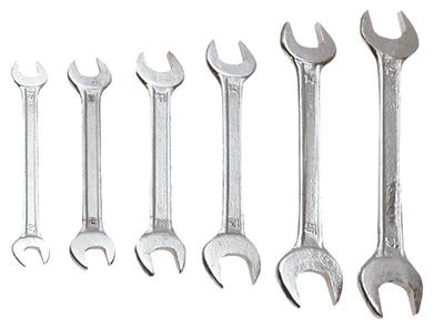 Double Open-end Wrenches 6-32 Mm, Set of 12
