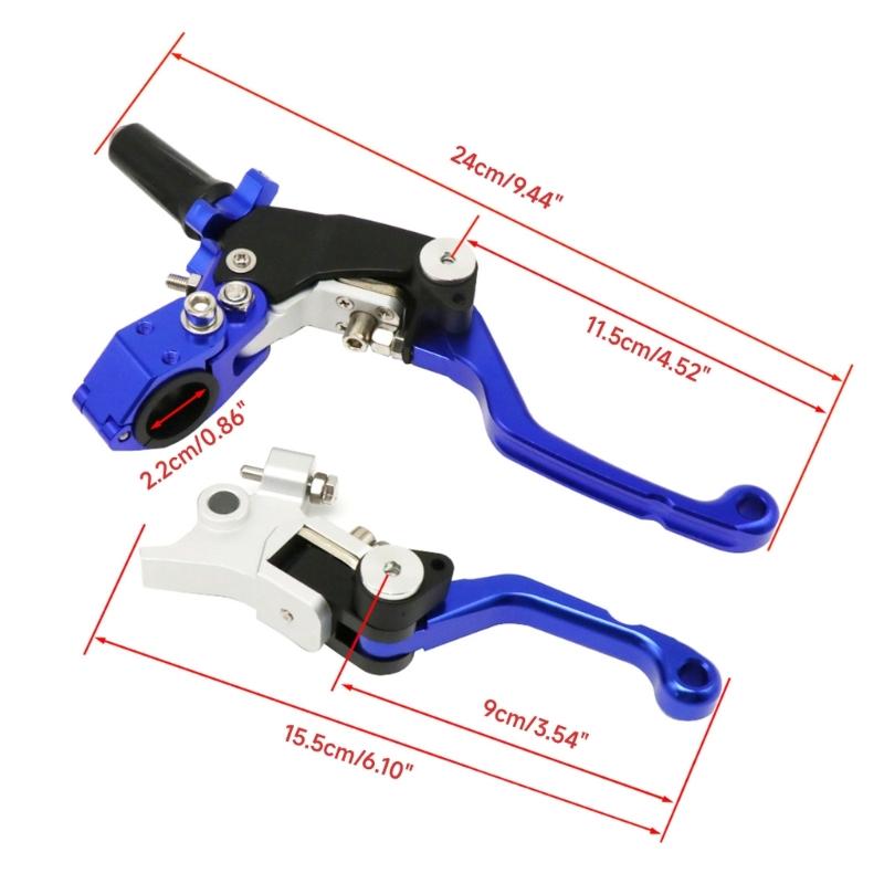 Pro EXCF SXF XCW XCF XCFW hliníková skládací páka spojky brzdy 2ks