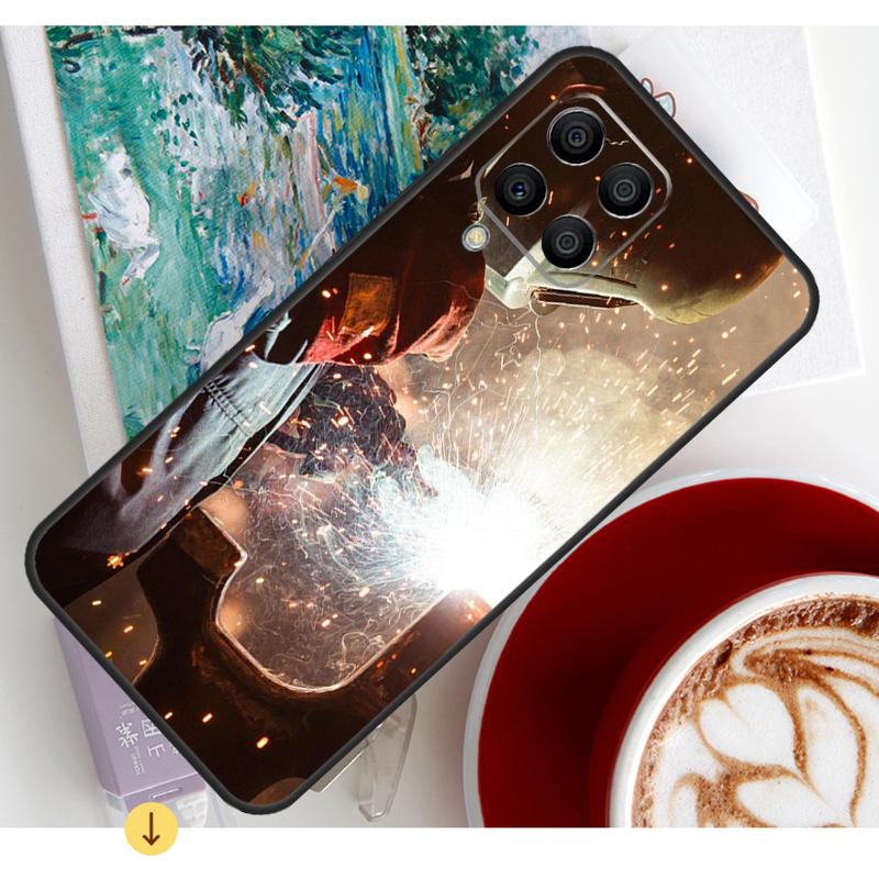

Welder Welding Hot Metal Worker Case For Samsung Galaxy M15 M21 M31 M55 M56 M36 M16 M06 M13 M33 M53 M12 M32 M52 M14 M34 M54 Samsung M20