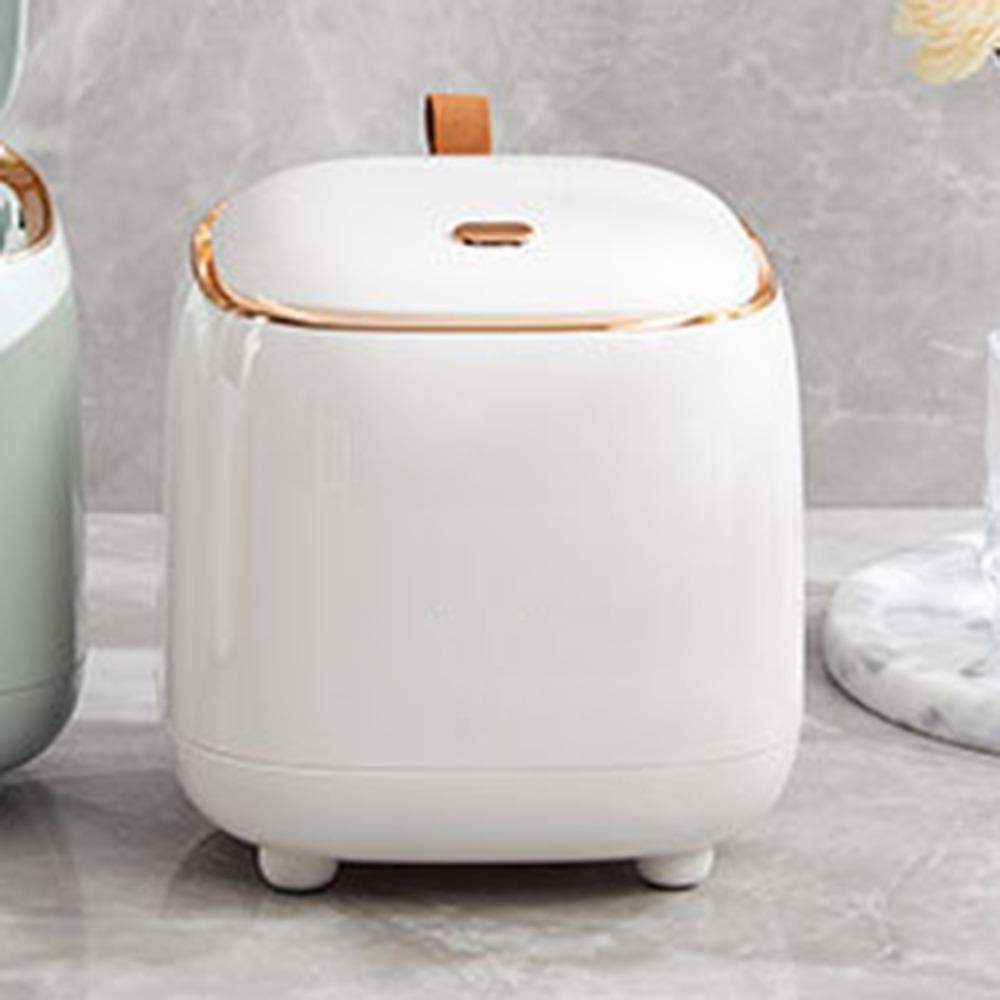 14.5x14.5x15cm Small Covered Table Paper Waste Basket Living room tea table garbage collection