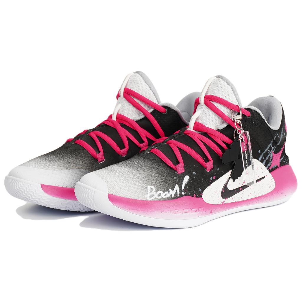 Nike Hyperdunk X Basketball Shoes Men's Low top Black Pink AR0465-100(Team628-)
