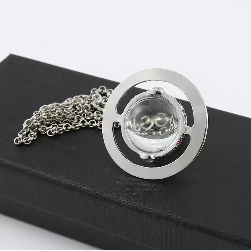 Saturn Necklace Luxurious And Earring Set Crafted With Premium Alloy Materials