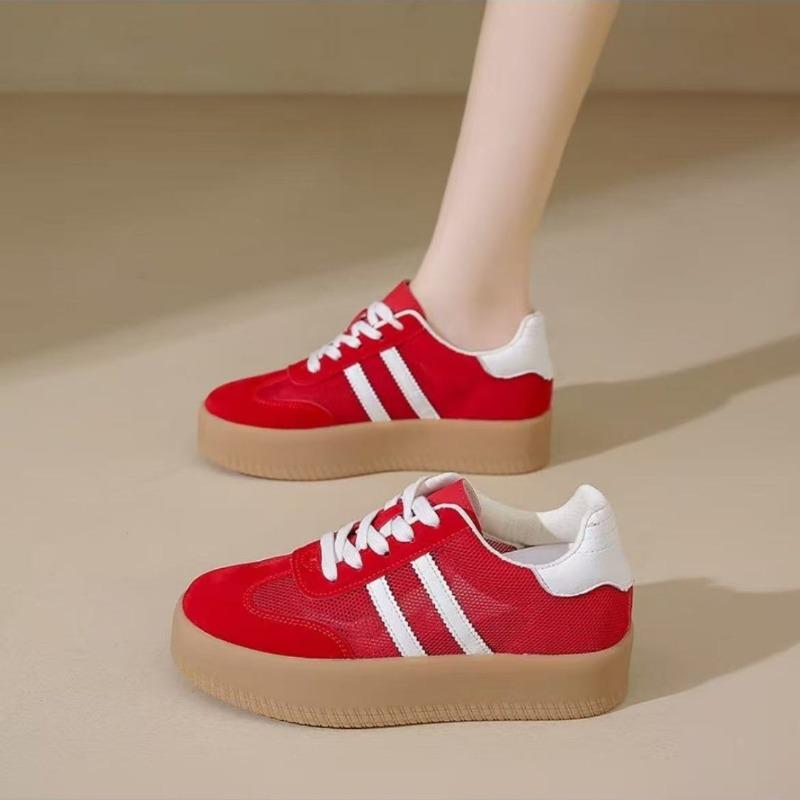 Mesh Breathable and Lightweight Small Women's New Summer Versatile Platform Casual Board Shoes