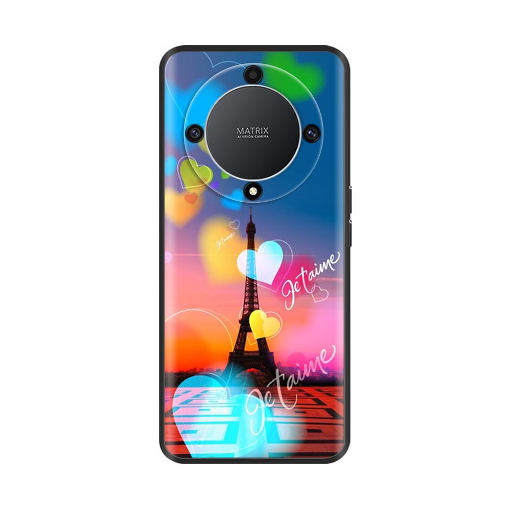 For Honor Magic6 Lite Case Honor X9b X9a Cover Soft Black TPU Bumper Protective Shell Phone Cases For Honor X9b Magic 5 6 Lite