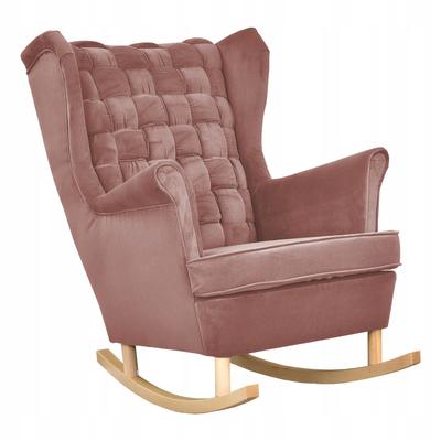 Carol Rocking Chair Scandinavian Dirty Pink