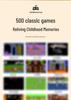 2025 Handheld Game Console with Large Screen, 500 Retro Games, Joystick, Dual Player, Rechargeable - Perfect Children's Gift