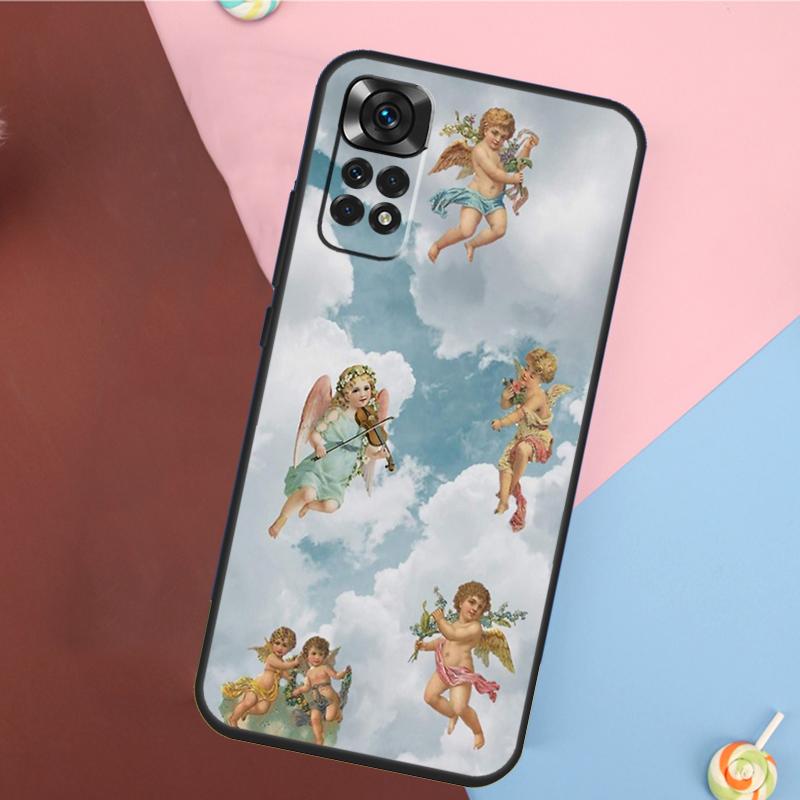 Renaissance Angels In Sky Cover For Xiaomi Redmi Note 14 13 Pro 12 11 9 10 9S 10S 11S 12S Redmi 14C 10C 12C 13C Case