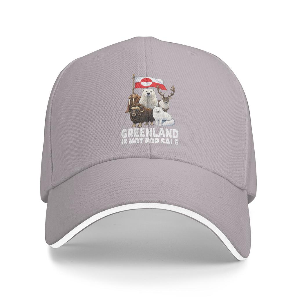 Unisex Greenland is Not for Sale Animal Greenland Flag Hat Autumn Adjustable Baseball Caps Casual Baseball Cap 2026 Golf Hats