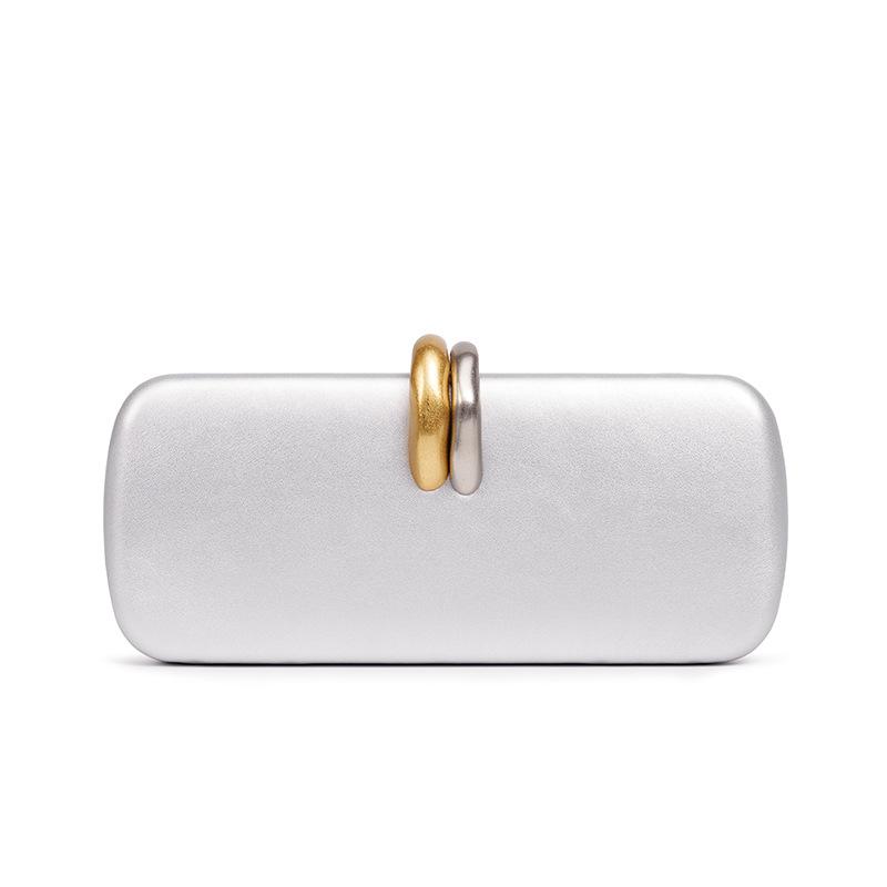 Elegant Box Clutch Ladies Evening Bags for Women Clip Bag Designer Handbags and Purses Shoulder Crossbody Bag  Wedding Purses