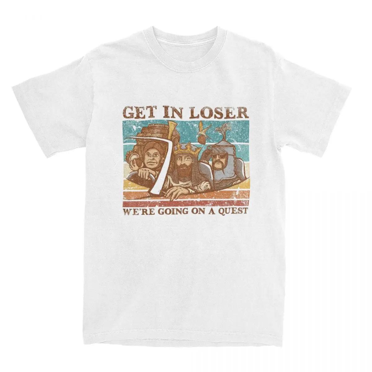 

Футболки Holy Grail Black Knight, мужская и женская, забавная, King Arthur Tis But a Scratch, свободная одежда XXXXXL белый