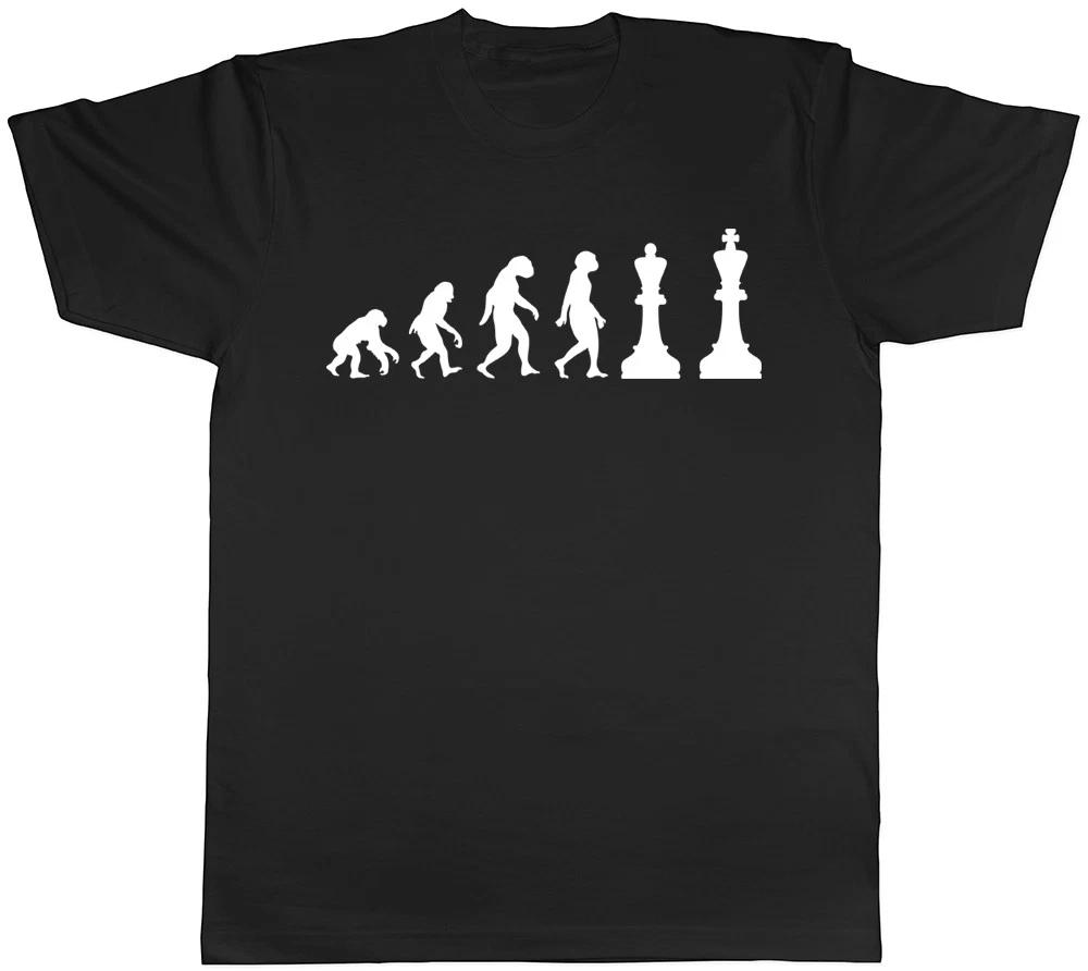 Evolution of Chess Mens Ladies Womens T-Shirt XXL