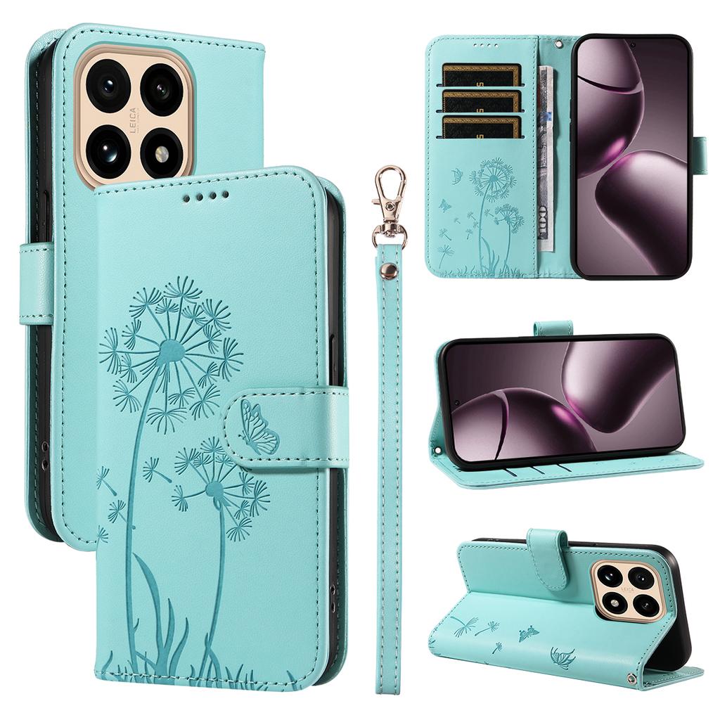 עבור Xiaomi 15T נרתיק ארנק מעור עם רצועה הדפס שן הארי כיסוי סטנד לטלפון