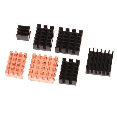 1 Juego de disipador de calor de cobre puro, disipador de calor de aluminio, radiadores de refrigeración, Kit de refrigeración para Orange Pi Zero 3/3B