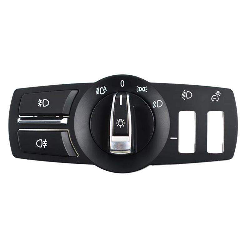 For BMW 5 7 Series F10 F11 F18 F01 F02 F04 5GT F07 X3 F25 X4 F26 2009-2018 4Pcs Headlight Control Switch Panel Cover