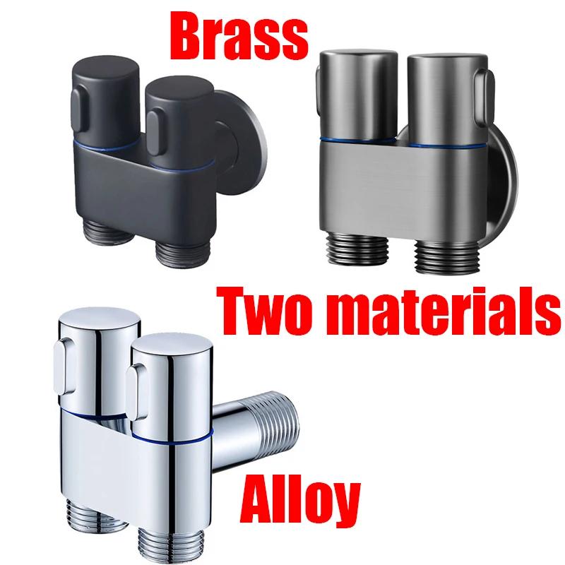 Alloy/Brass Filling Angle Valve Wall Mount Out Water Cleaning Toilet  Accessories Sprayer for Bathroom Accessories Water Stop