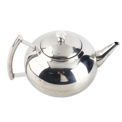 2L 201 Stainless Steel Teapot Coffee Tea Pot Kettle with Removable Infuser Filter
