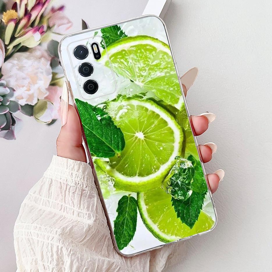 For Oppo A16 Case Oppo A16s CPH2271 Luxury Flowers Painted Cover Soft Slim Phone Case For Oppo A16k A 16 E OppoA16 S Fundas Bags