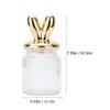 Snack Containers Jar with Lid Airtight Food Storage Jars Golden Bunny Treat and