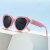 Cat Eye Snake Head Metal Sunglasses - Trendy, Versatile Fashion for Driving