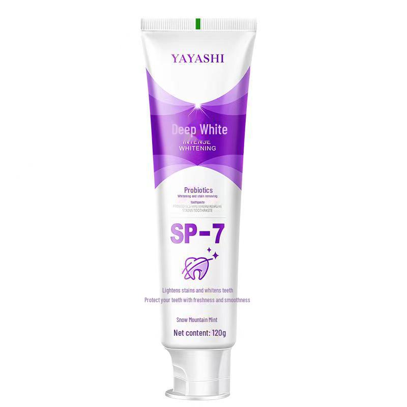 YAYASHI Deep White SP7 Whitening Toothpaste with Probiotics for Fresh Breath and Deep Whitening
