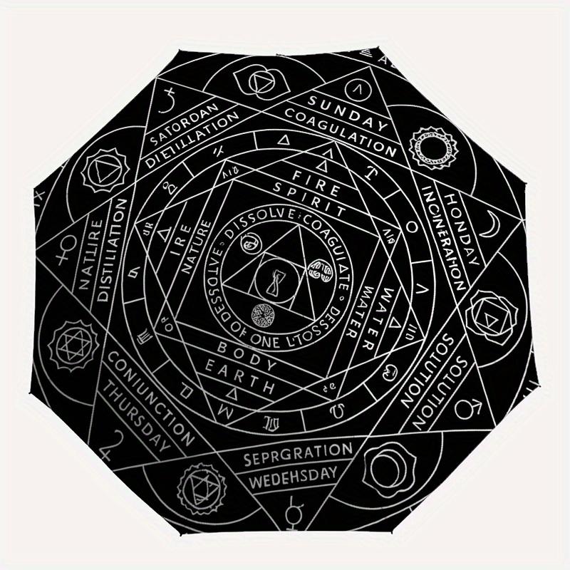 Spiele Alchemist: Der ultimative Leitfaden für erfolgreiche AlchemieRegenschirm, Tragbarer 3-fach-Regenschirm für Damen & Herren, Weihnachtsgeschenk ES329