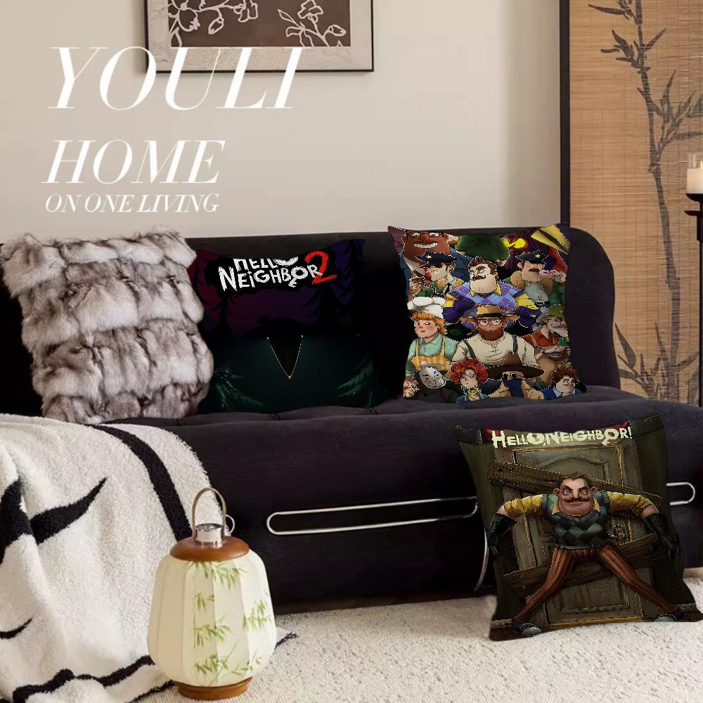 Game HELLO N-NEIGHBOR Pillow Gift Home Office Decoration Pillow Bedroom Sofa Car Cushion CoverPillow Case