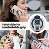 3-in-1 Magnetic Phone Grip Stand for MagSafe – 360° Rotatable Finger Ring Holder, ABS Material, Universal for All Smartphones
