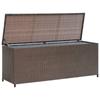 Day and Night - Day and Night Brown Synthetic Rattan Garden Storage Box 120x50x60 Cm