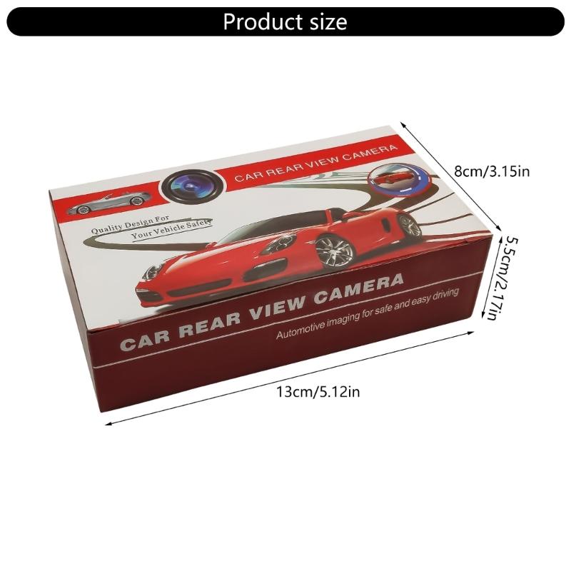 Car Reversing Rear View Camera 1080P 170° Wide Angle Fisheye Lens CVBS AHD Reversing Rear Camera Waterproof