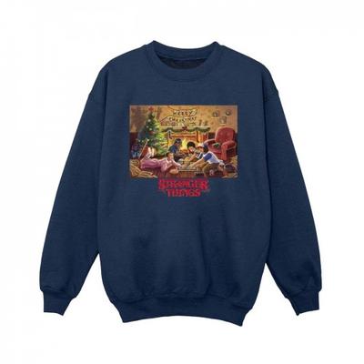Netflix Boys Stranger Things Christmas Gathering Sweatshirt