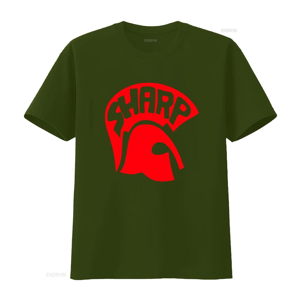 Skinhead Skinheads Skins Trojan Sharp Print T shirt for Men Free Delivery Sizes S 3XL vintage Washed Comfortable