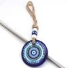 Hand of Fatima Lucky Eye Keychain Blue Eye Car Hanging Charm Lucky Eye Pendant  DIY Trinkets
