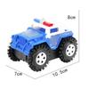 Kids Electric Flipping Truck Automatic Flipping Stunt Simulation Policed   Flipping Vehicle Toy for Boys Girls