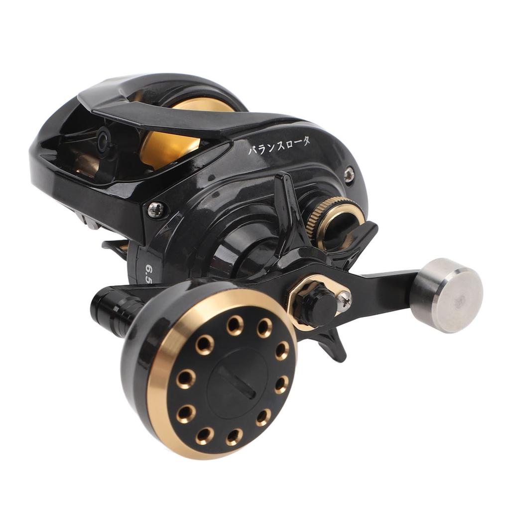 Baitcasting Reel Carbon Fiber Magnetic Braking with Single Rocker Arm Stainless Steel Bearings Metal Wire Cup Fishing