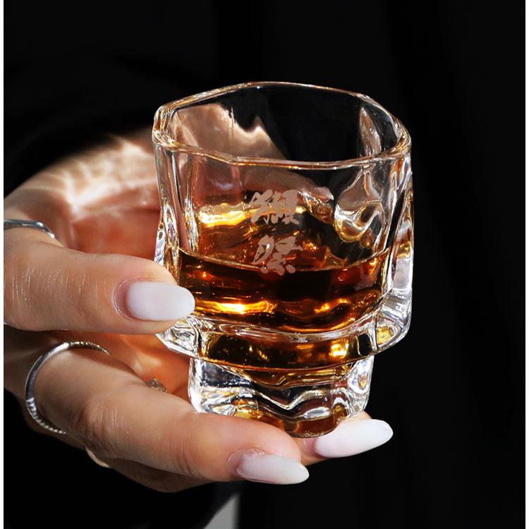 Dassai Sake Drink Cup Japanese Designer Zen Crystal Tasting Wine Tumbler Liquor Shot Glass Whiskey Whisky Tumbler Brandy Snifter 70ml