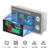 DiyStudio 2PCS Digital Voltmeter Battery Meter with Alarm Temperature Battery