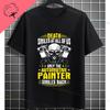 Funny The Car Painter Face Graphic Tshirt Pure Cotton Short Sleeve Casual Tee Perfect for Outdoor Activities  Casual Attire