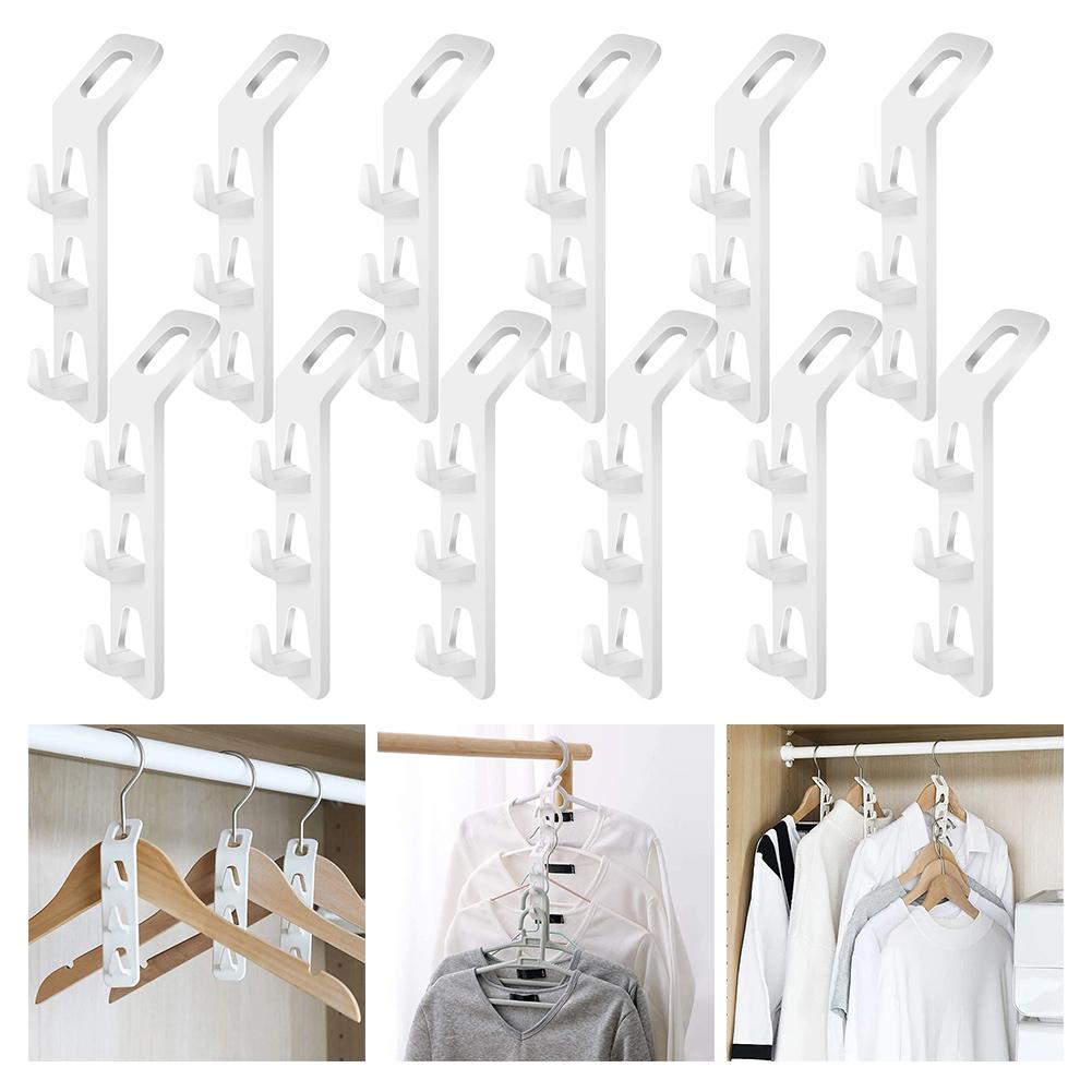 Hooks Hanger For Efficient Cabinet Burr-Free Cabinet Organizer Clothes Lightweight Multi-Function Space Saving