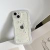 Glue Glitter Wave for IPhone16E Mobile Phone Case for Apple 15Promax Anti-fall 14 Protective Case