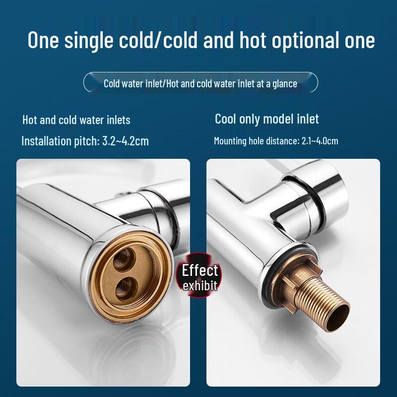 Gongzu All-Copper Universal Bathroom Faucet