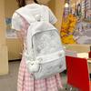 Schoolbag Japanese college style star printed schoolbag for women, large capacity, high value, junior and high school students, lightweight burden