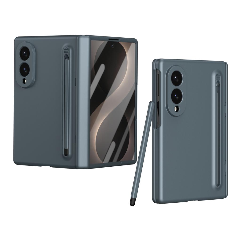 Für Samsung Galaxy Z Fold 8 Wide Case, Scharnierschutzhülle + Bildschirmschutzfolien mit Stift- und Stiftehalter