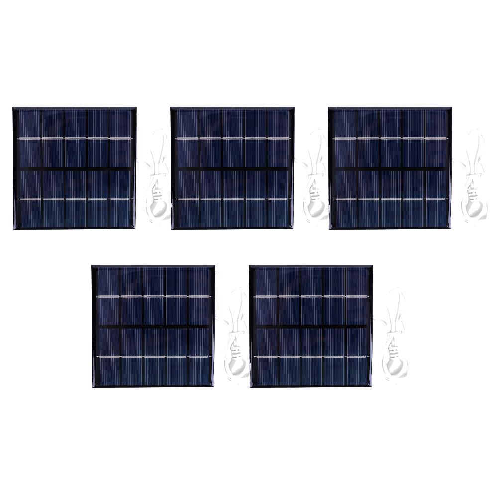 1-5Pcs 5W 12V/5W 5V/3W 2V Mini Small Solar Panel Module Waterproof DIY Polysilicon Solar Epoxy Cell Charger Phone Power Bank