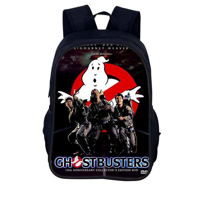 Ghostbusters 3d Print Kids Backpack With Nylon Material For School And Daily Use