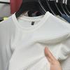 Men's 2024 Ice Silk Mesh T-Shirt, Round Neck, Breathable, Short Sleeve, High-End Summer Wear