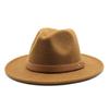 Classic Fedora Hat With Wide Brim For Women Men Fall Winter Fashion Accessory