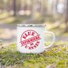 Beste Krankenschwester Französisch Bedruckte Emaille Tassen Kaffeebecher Trinken Wein Saft Tasse Dessert Kakao Milch Henkeltasse Bestes Geschenk für Infirmiere
