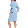 Soft Cotton Women's Kimono Robe - Bathrobe & Loungewear Sleepwear